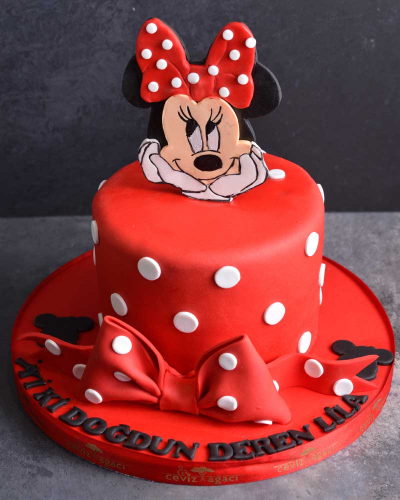 Minnie Mouse 2 Doğum Günü Pastası