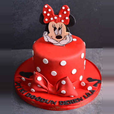 Minnie Mouse 2 Doğum Günü Pastası