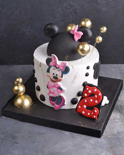 Minnie Mouse 3 Doğum Günü Pastası