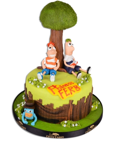 Phineas Ferb Doğum Günü Pastası