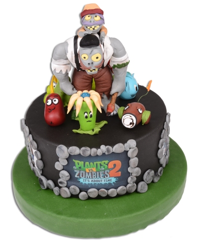 Plants Zombies Doğum Günü Pastası
