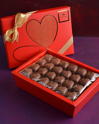 Sevgililer Günü Kalpli Çikolata