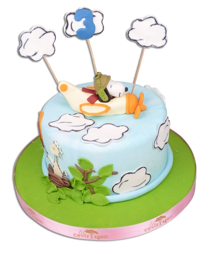 Snoopy Doğum Günü Pastası