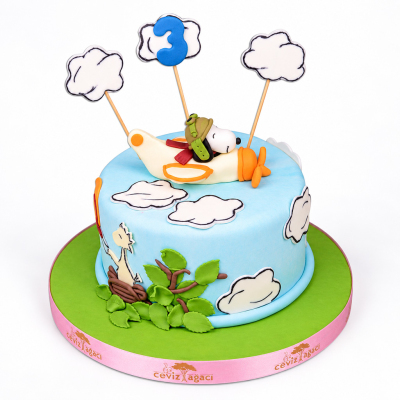 Snoopy Doğum Günü Pastası