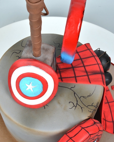 Spiderman Marvel Doğum Günü Pastası
