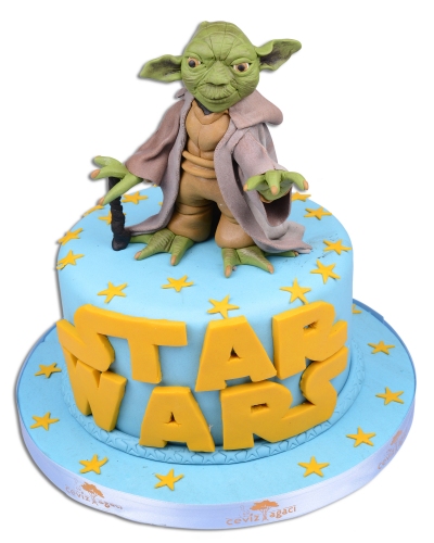 Star Wars Yoda Doğum Günü Pastası