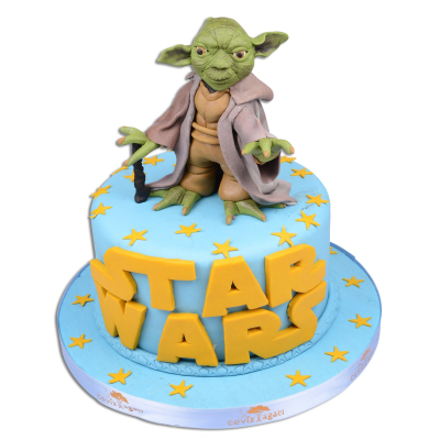 Star Wars Yoda Doğum Günü Pastası