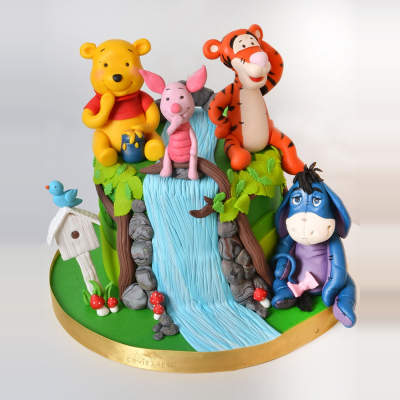 Winnie The Pooh 2 Doğum Günü Pastası